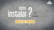 Como instalar varão de cortina