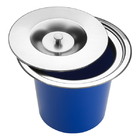 * Lixeira De Embutir Inox 5l