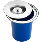 * Lixeira De Embutir Inox 5l