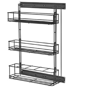 0181-porta Garrafa Triplo Lateral Preto - Schmitt-trilho