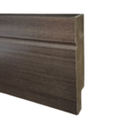 01 Barra - 2,10 Metros De Rodapé 05 Cm Ipê Em Mdf