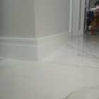 01 Barra - 2,10 Metros De Rodapé 10 Cm Branco Em Mdf