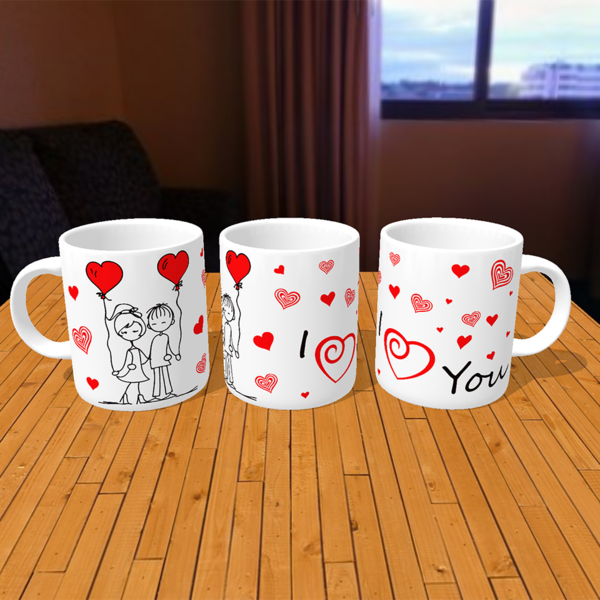 01 Caneca Personalizada I Love You Dia Dos Namorados Frases