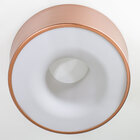 01 Plafon Sobrepor Quadrado Alumínio E Acrílico 38x38 + 04 Lâ