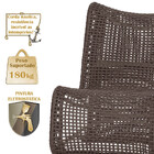 01 Poltrona Texas Em Alumínio Corda Náutica Pintura Fendi Tra