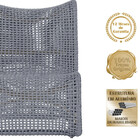 01 Poltrona Texas Em Alumínio Corda Náutica Pintura Fendi Tra