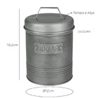 01 Porta Condimento Soho 1,5 Lts Cookie Café Açúcar Rústico S