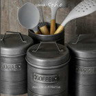 01 Porta Condimento Soho 1,5 Lts Cookie Café Açúcar Rústico S