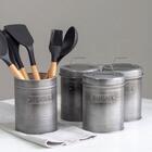 01 Porta Condimento Soho 1,5 Lts Cookie Café Açúcar Rústico S