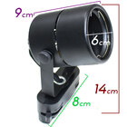 01 Trilho Eletrificado 1m Preto + 4 Spot Gu10 Mr16 Led 6w 600