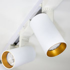 01 Trilho Eletrificado de 1m Branco + 4 Spots Led 10w Branco