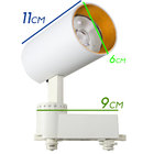 01 Trilho Eletrificado de 1m Branco + 4 Spots Led 10w Branco