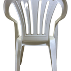 02 Cadeira Poltrona Plástico Mor Resistente Braço Bela Vista