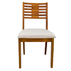 02 Cadeiras De Jantar Beatriz Em Madeira Maciça Assento Estof