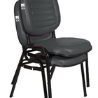 02 Cadeiras Empilhável Para Igrejas Evangélicas Linha Holy Ci