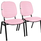 02 Cadeiras Empilhável Para Igrejas Evangélicas Linha Holy Ro