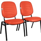 02 Cadeiras Empilhável Para Igrejas Evangélicas Linha Holy Ve