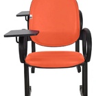 02 Cadeiras Escolar Para Auditório E Escolas Com Prancheta Li