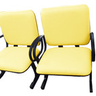 02 Cadeiras Para Escritório Para Obesos Até 250kg Amarelo