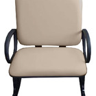 02 Cadeiras Para Escritório Para Obesos Até 250kg Bege