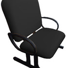 02 Cadeiras Para Escritório Para Obesos Até 250kg Preto