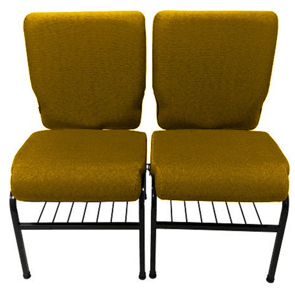 02 Cadeiras Para Igrejas C/ Porta Biblía E Porta Cálice Amare