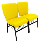 02 Cadeiras Para Igrejas C/ Porta Biblía E Porta Cálice Amare