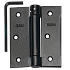 02 Dobradiça Com Mola Fechamento Automático Fechamatic Preta