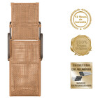 02 Espreguiçadeiras Reclinável Catar Marrom Corda Náutica Tra