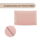 02 Fronhas Avulsas Percal 400 Fios Com Ponto Palito Casen