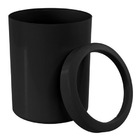 02 Lixeira Com Aro Em Plástico 12 Litros Cb38 Escolha A Cor