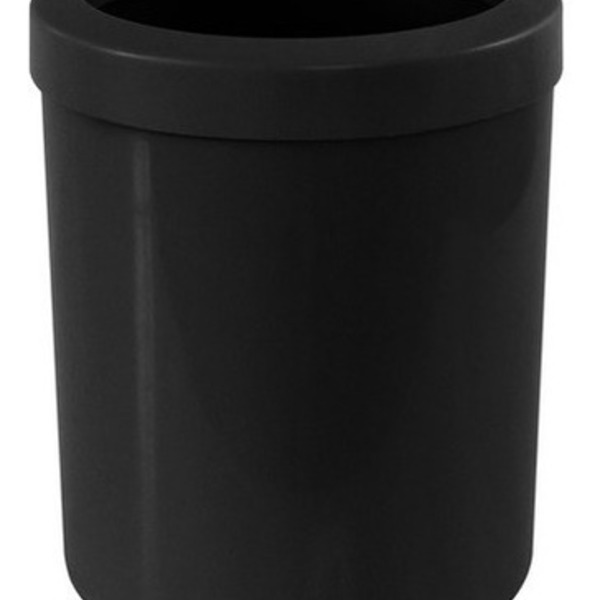 02 Lixeira Com Aro Em Plástico 12 Litros Cb38 Escolha A Cor