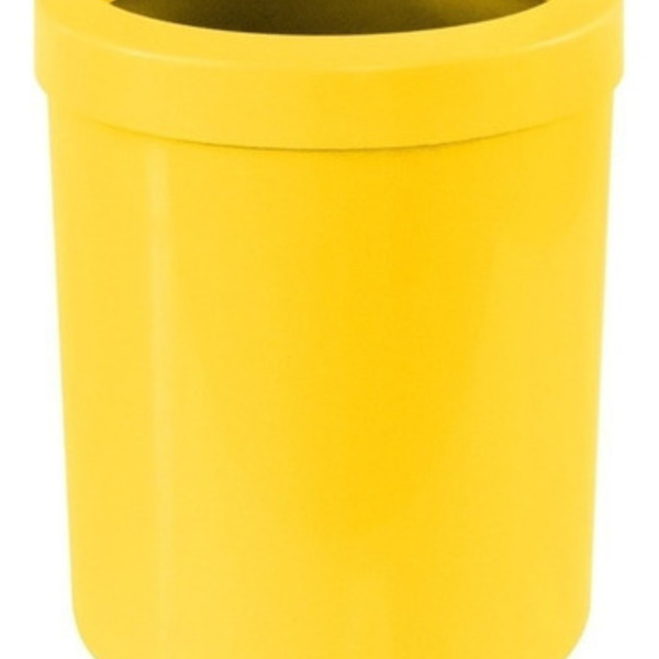 02 Lixeira Com Aro Em Plástico 12 Litros Cb38 Escolha A Cor M