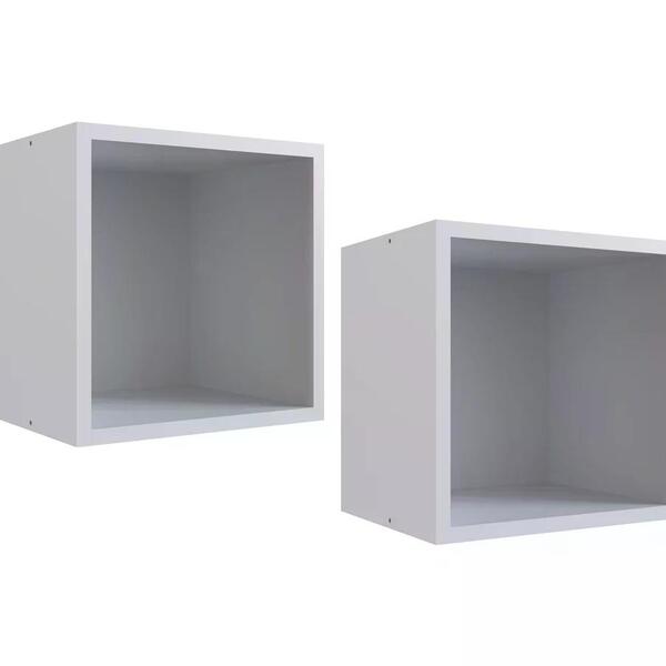 02 Nichos De Parede Cubo 30x30 Favo De Mel Fm020 Completa Mov