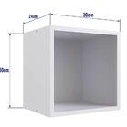 02 Nichos De Parede Cubo 30x30 Favo De Mel Fm020 Completa Mov