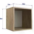 02 Nichos De Parede Cubo 30x30 Favo De Mel Fm020 Completa Mov