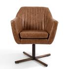 02 Poltronas Dani Xis B-14 Corano Tressê Marrom