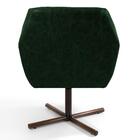 02 Poltronas Dani Xis B-89 Corano Tressê Verde Musgo