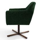 02 Poltronas Dani Xis B-89 Corano Tressê Verde Musgo