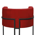 02 Poltronas Decorativas Helena Base Preta Assento Veludo Ver