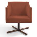 02 Poltronas Lila Xis B-262 Veludo Telha