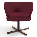02 Poltronas Melissa Xis B-278 Veludo Marsala
