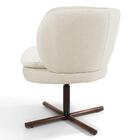 02 Poltronas Melissa Xis B-309 Veludo Bege