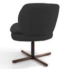 02 Poltronas Melissa Xis C-465 Linho Chumbo