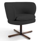 02 Poltronas Melissa Xis C-465 Linho Chumbo