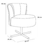 02 Poltronas Olivia Xis B-304 Veludo Azul Marinho