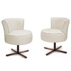 02 Poltronas Olivia Xis C-107 Linho Bege