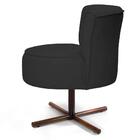 02 Poltronas Olivia Xis C-465 Linho Chumbo