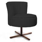 02 Poltronas Olivia Xis C-465 Linho Chumbo