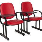 02 Poltronas Para Auditório Linha Auditório Vermelho